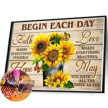 Load image into Gallery viewer, Diamond Painting - Full Round - Flower language of calligraphy and painting (60*40CM)