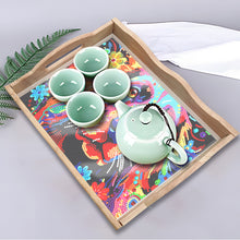 Load image into Gallery viewer, Diamond Painting Nesting Food Trays with Handle Coffee Table Tray (Dog)
