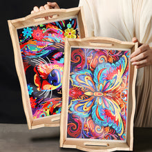 Load image into Gallery viewer, Diamond Painting Nesting Food Trays with Handle Coffee Table Tray (Dog)