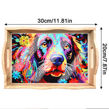 Load image into Gallery viewer, Diamond Painting Nesting Food Trays with Handle Coffee Table Tray (Dog)