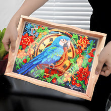 Load image into Gallery viewer, Diamond Painting Nesting Food Trays with Handle Coffee Table Tray (Parrot)