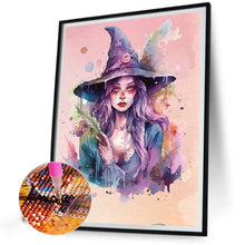 Load image into Gallery viewer, Diamond Painting - Full Round - Witch portrait (40*50CM)