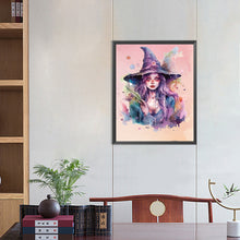 Load image into Gallery viewer, Diamond Painting - Full Round - Witch portrait (40*50CM)