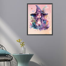 Load image into Gallery viewer, Diamond Painting - Full Round - Witch portrait (40*50CM)