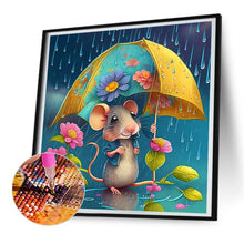 Load image into Gallery viewer, Diamond Painting - Full Round - umbrella animal mouse (30*30CM)