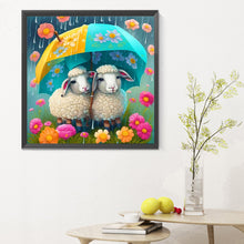 Load image into Gallery viewer, Diamond Painting - Full Round - umbrella animal sheep (30*30CM)