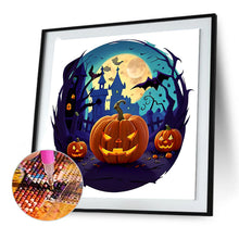 Load image into Gallery viewer, Diamond Painting - Full Round - halloween pumpkin (30*30CM)