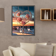 Load image into Gallery viewer, Diamond Painting - Full Round - Snow scene love pendant (30*40CM)