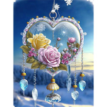 Load image into Gallery viewer, Diamond Painting - Full Round - Snow scene love pendant (30*40CM)