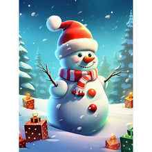 Load image into Gallery viewer, Diamond Painting - Full Round - blizzard snowman (30*40CM)