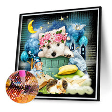 Load image into Gallery viewer, Diamond Painting - Full Round - white dog (40*40CM)