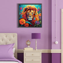Load image into Gallery viewer, Diamond Painting - Full Round - lion (40*40CM)