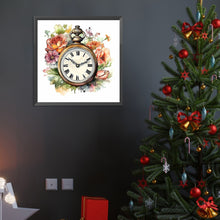 Load image into Gallery viewer, Diamond Painting - Full Round - Flower pocket watch (40*40CM)