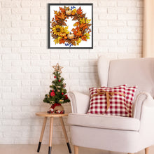 Load image into Gallery viewer, Diamond Painting - Partial Special Shaped - Autumn Pumpkin Garland (30*30CM)