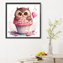 Load image into Gallery viewer, Diamond Painting - Full Round - cartoon owl (30*30CM)