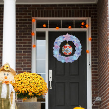 Load image into Gallery viewer, Special Shaped Crystal Painting Wreath with LED Light 29x29cm (Xmas Ball)