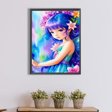 Load image into Gallery viewer, Diamond Painting - Full Square - watercolor little girl (30*40CM)