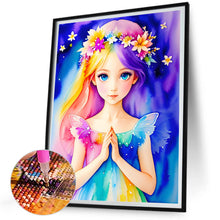 Load image into Gallery viewer, Diamond Painting - Full Square - watercolor little girl (30*40CM)
