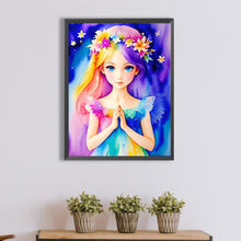 Load image into Gallery viewer, Diamond Painting - Full Square - watercolor little girl (30*40CM)