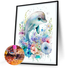 Load image into Gallery viewer, Diamond Painting - Full Round - whale (30*40CM)