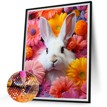 Load image into Gallery viewer, Diamond Painting - Full Round - white rabbit (30*40CM)