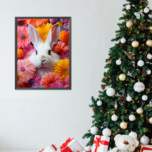 Load image into Gallery viewer, Diamond Painting - Full Round - white rabbit (30*40CM)