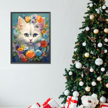 Load image into Gallery viewer, Diamond Painting - Full Round - white cat (30*40CM)