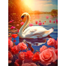 Load image into Gallery viewer, Diamond Painting - Full Round - swan (30*40CM)