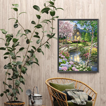 Load image into Gallery viewer, AB Diamond Painting - Full Square - Small Bridge and Flowing Water Garden (40*55CM)