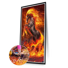 Load image into Gallery viewer, AB Diamond Painting - Full Square - flame horse (40*70CM)