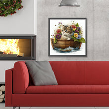 Load image into Gallery viewer, Diamond Painting - Full Round - kitten (30*30CM)