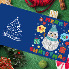 Load image into Gallery viewer, 6PCS DIY Diamond Painting Card Elk Christmas Diamond Drawing Card 30x15cm (#2)