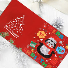 Load image into Gallery viewer, 6PCS DIY Diamond Painting Card Elk Christmas Diamond Drawing Card 30x15cm (#2)