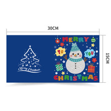 Load image into Gallery viewer, 6PCS DIY Diamond Painting Card Elk Christmas Diamond Drawing Card 30x15cm (#2)