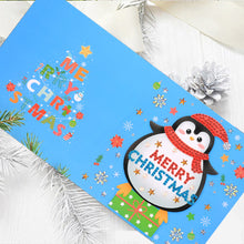 Load image into Gallery viewer, 6PCS DIY Diamond Painting Card Elk Christmas Diamond Drawing Card 30x15cm (#3)