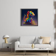 Load image into Gallery viewer, AB Diamond Painting - Full Square - Sitting dinosaur (30*30CM)