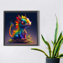 Load image into Gallery viewer, AB Diamond Painting - Full Square - Sitting dinosaur (30*30CM)