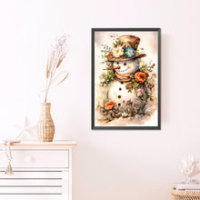Load image into Gallery viewer, AB Diamond Painting - Full Square - Happy snowman (40*60CM)