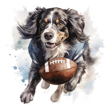 Load image into Gallery viewer, Diamond Painting - Full Round - puppy playing ball (30*30CM)