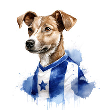 Load image into Gallery viewer, Diamond Painting - Full Round - puppy playing ball (30*30CM)