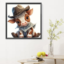 Load image into Gallery viewer, Diamond Painting - Full Round - western cow (30*30CM)