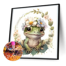 Load image into Gallery viewer, Diamond Painting - Full Round - flower dog (30*30CM)
