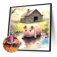 Load image into Gallery viewer, Diamond Painting - Full Round - farm animals (30*30CM)