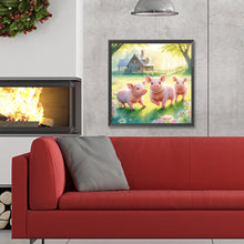 Load image into Gallery viewer, Diamond Painting - Full Round - farm animals (30*30CM)