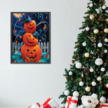 Load image into Gallery viewer, Diamond Painting - Full Round - halloween pumpkin (30*40CM)