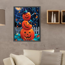 Load image into Gallery viewer, Diamond Painting - Full Round - halloween pumpkin (30*40CM)