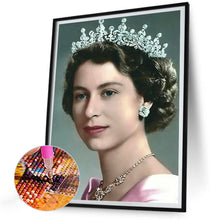 Load image into Gallery viewer, Diamond Painting - Full Round - queen of england (30*40CM)