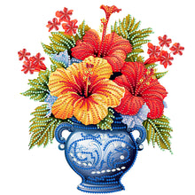 Load image into Gallery viewer, Diamond Painting - Partial Special Shaped - flower vase (30*30CM)