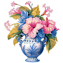 Load image into Gallery viewer, Diamond Painting - Partial Special Shaped - flower vase (30*30CM)