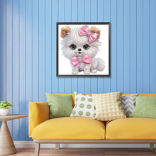 Load image into Gallery viewer, Diamond Painting - Partial Special Shaped - Exquisite puppy (30*30CM)